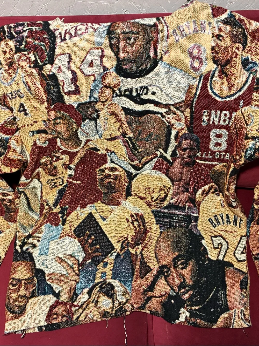 Tupac & Kobe Custom Collage Sweater